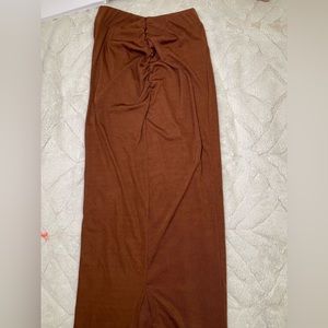 Shein Brown maxi skirt